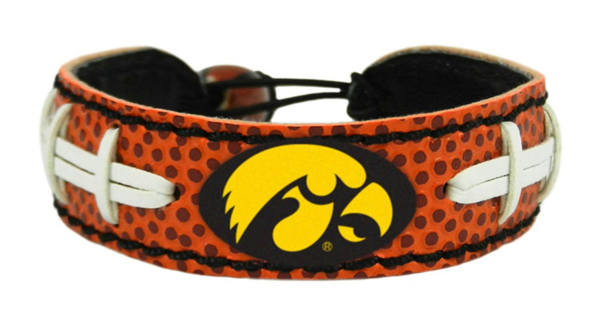 Gamewear Iowa Hawkeyes Classic Football Bracelet Fan Gear NCAA Iowa Hawkeyes