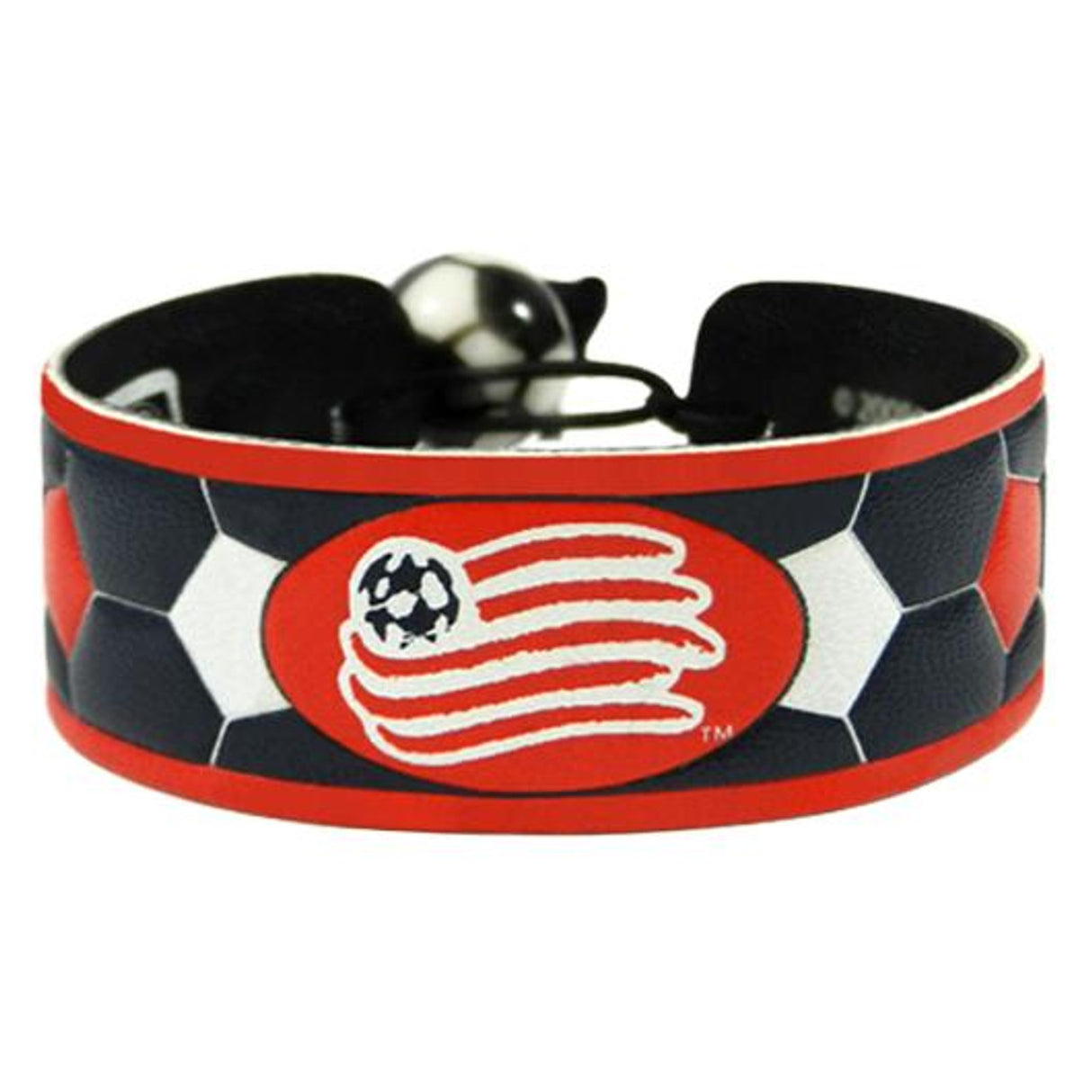 Gamewear New England Revolution Team Color Soccer Bracelet Fan Gear MLS New England Revolution