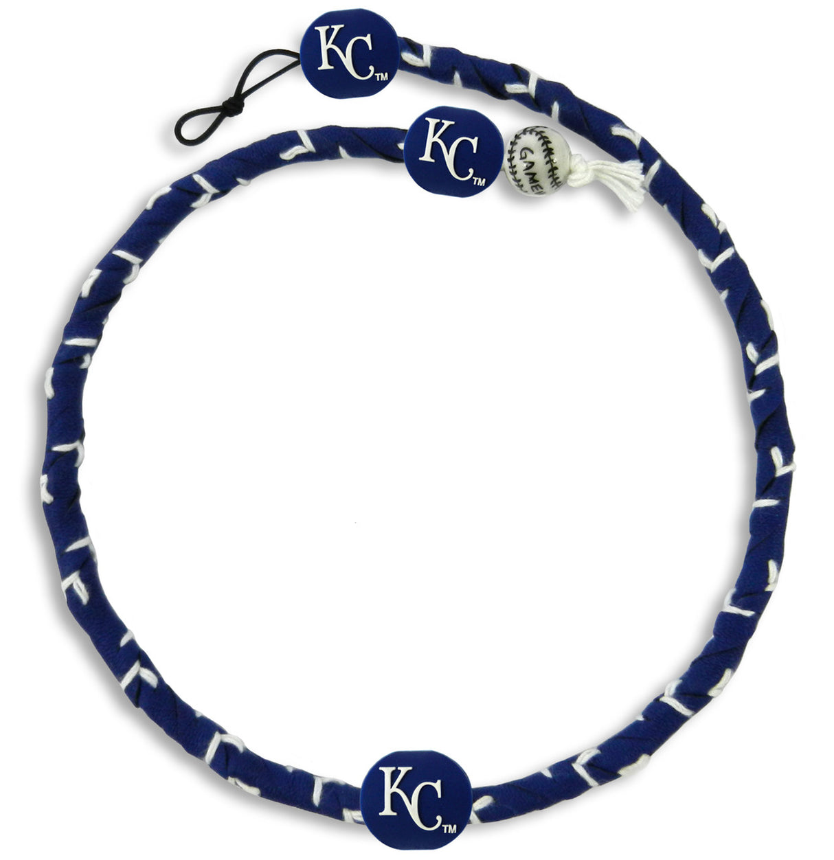 Gamewear Kansas City Royals Frozen Rope Team Color Baseball Necklace Fan Gear MLB Kansas City Royals