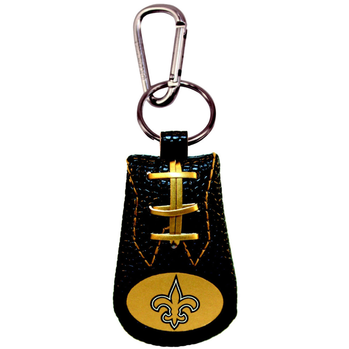 Gamewear New Orleans Saints Team Color Football Keychain Fan Gear NFL New Orleans Saints