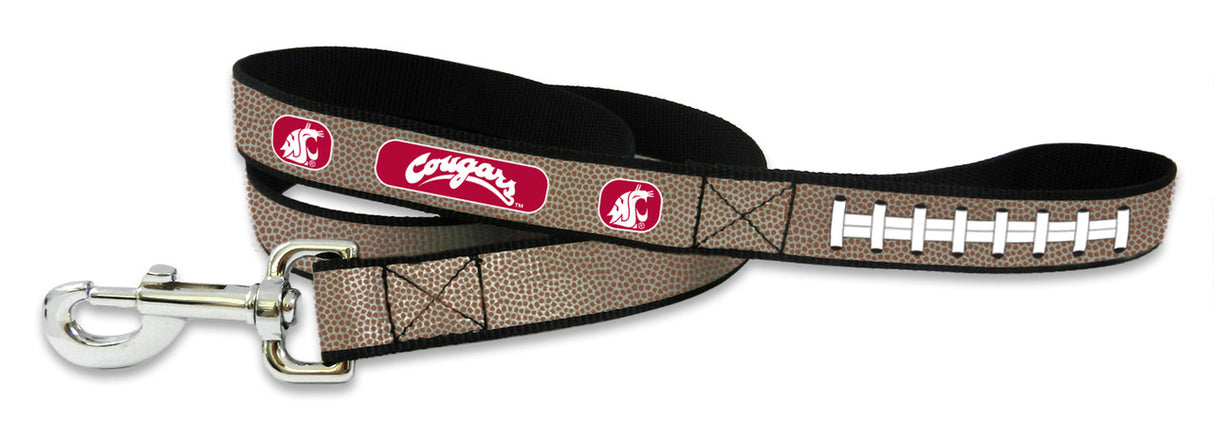 Gamewear Washington State Cougars Reflective Football Pet Leash Size Small Fan Gear NCAA Washington State Cougars
