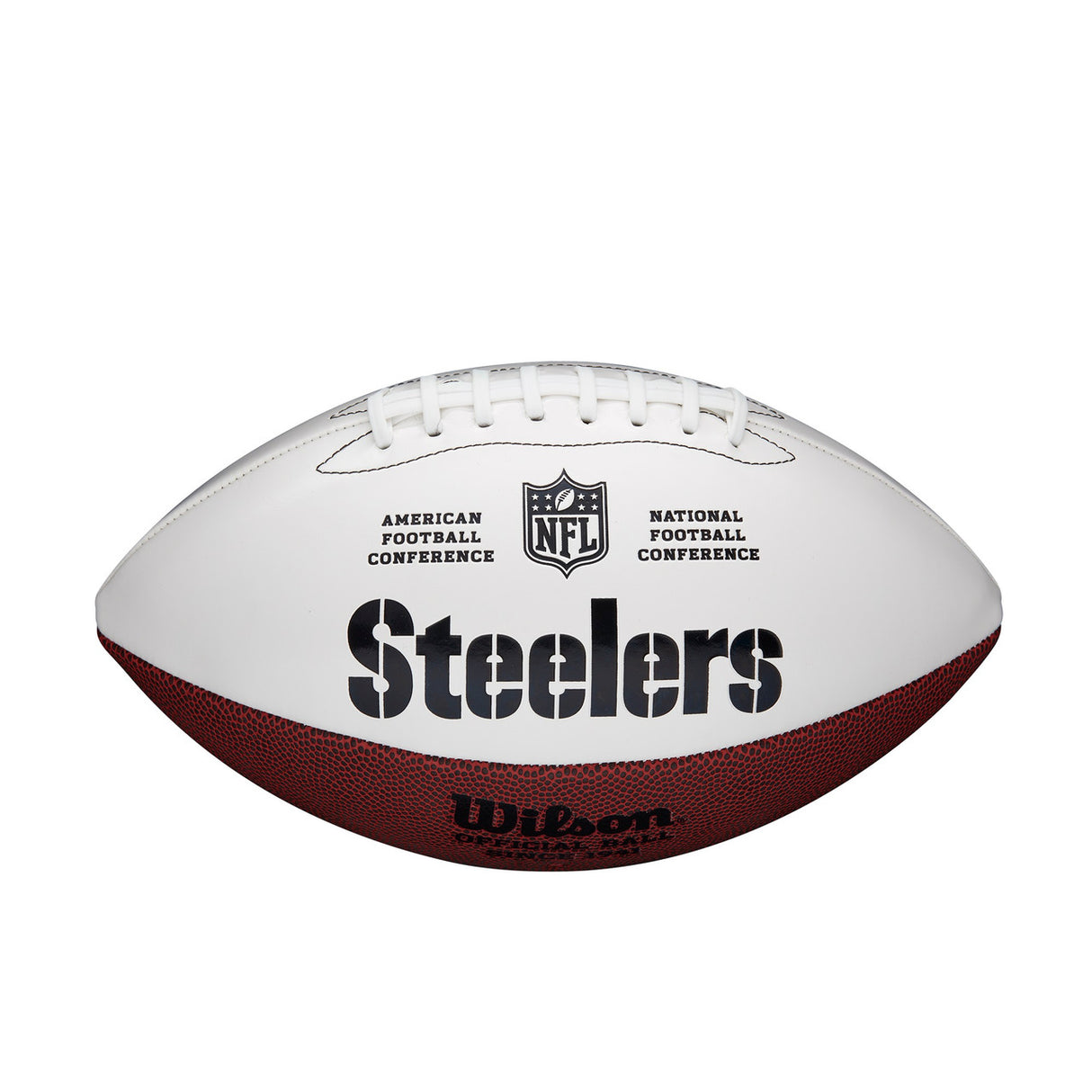 Wilson Pittsburgh Steelers Full Size Autographable Football Fan Gear NFL Pittsburgh Steelers