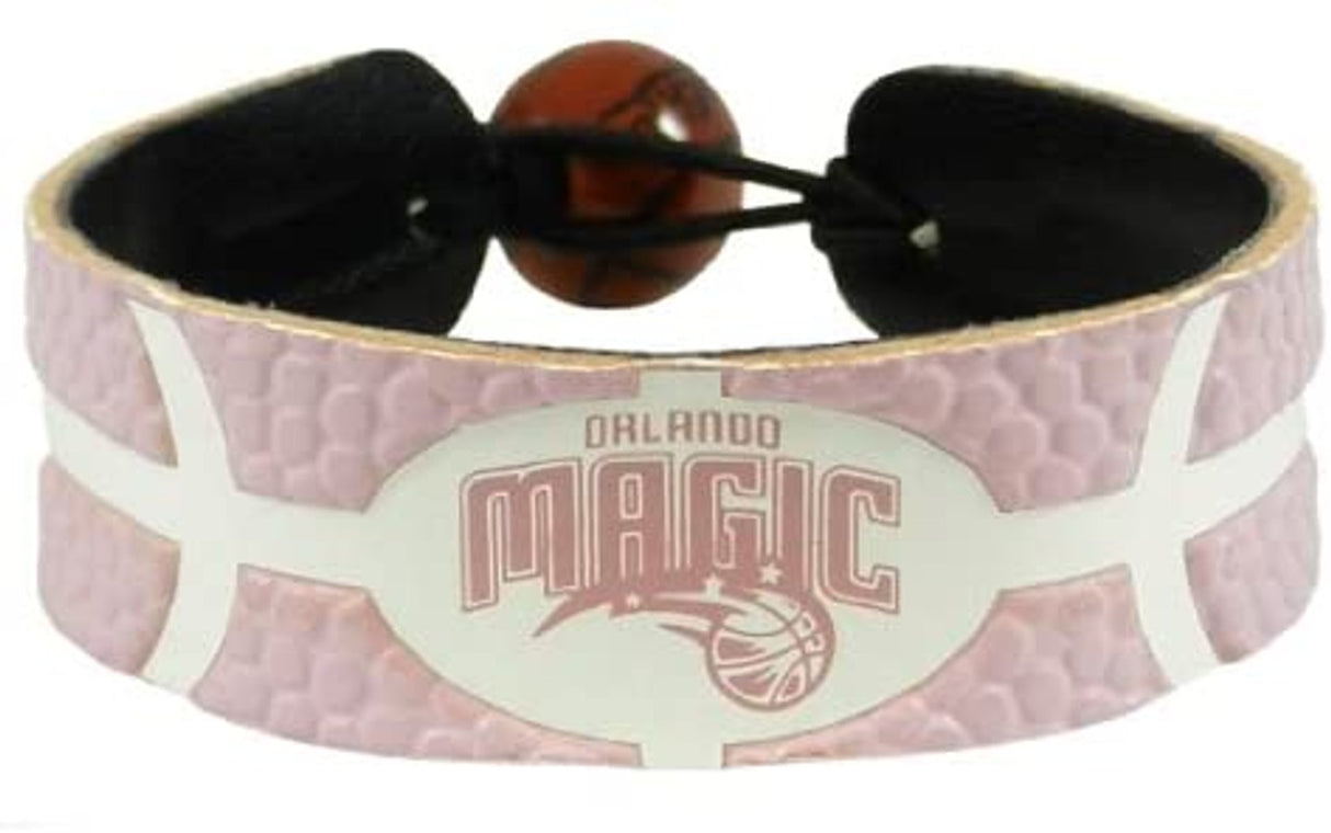 Gamewear Orlando Magic Pink Team Color Basketball Bracelet Fan Gear NBA Orlando Magic