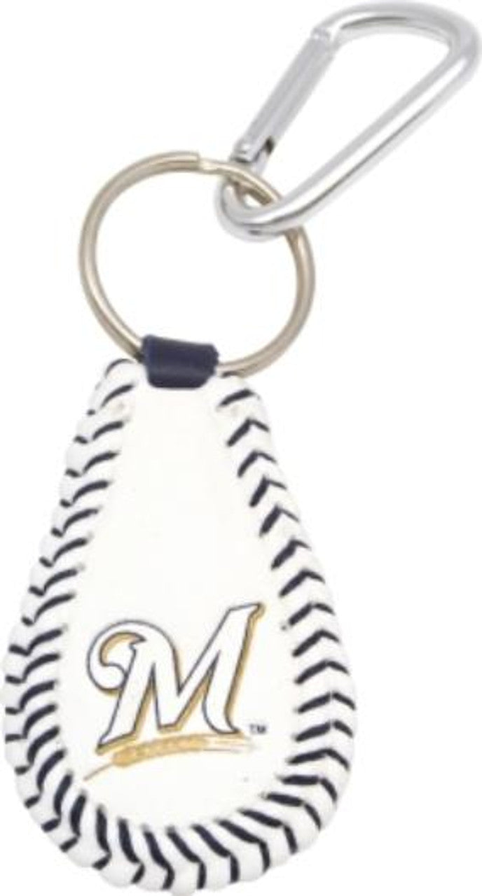 Gamewear Milwaukee Brewers Classic Baseball Keychain Fan Gear MLB Milwaukee Brewers