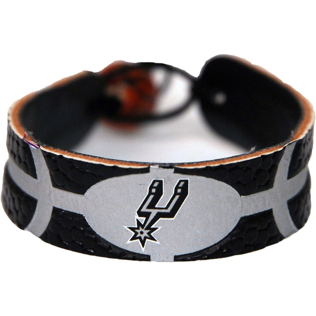Gamewear San Antonio Spurs Team Color Basketball Bracelet Fan Gear NBA San Antonio Spurs