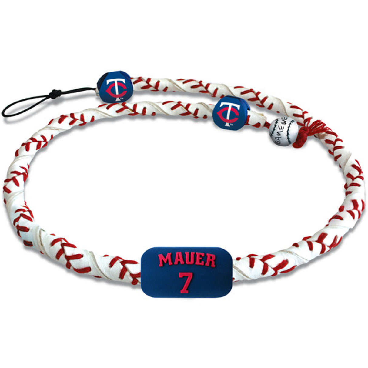 Gamewear Minnesota Twins Joe Mauer Frozen Rope Classic Baseball Necklace Fan Gear MLB Minnesota Twins