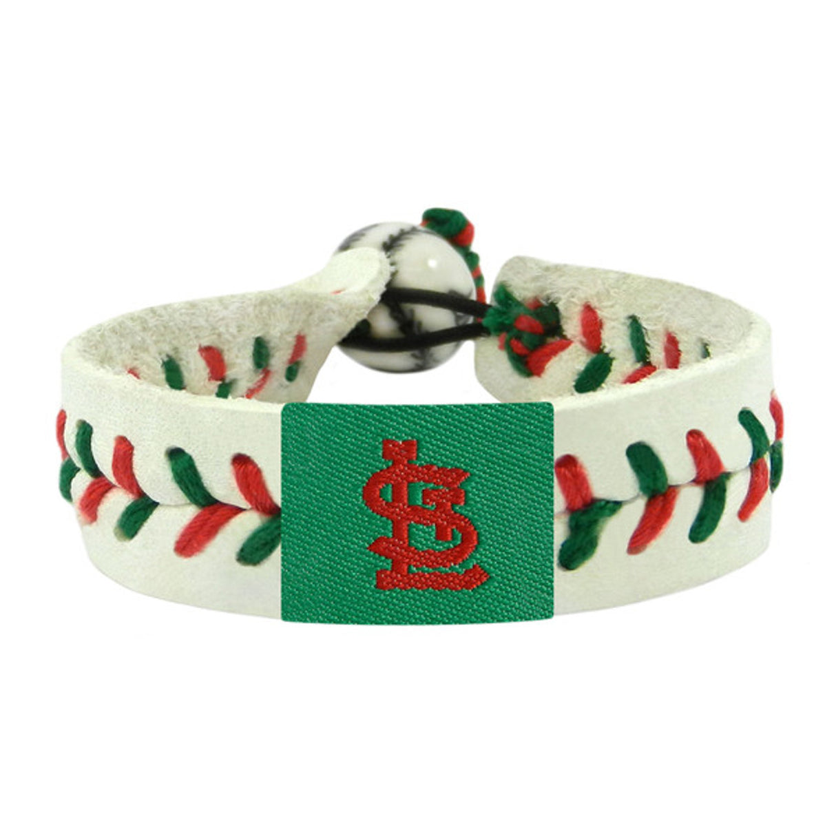Gamewear St. Louis Cardinals Holiday Baseball Bracelet Fan Gear MLB St. Louis Cardinals