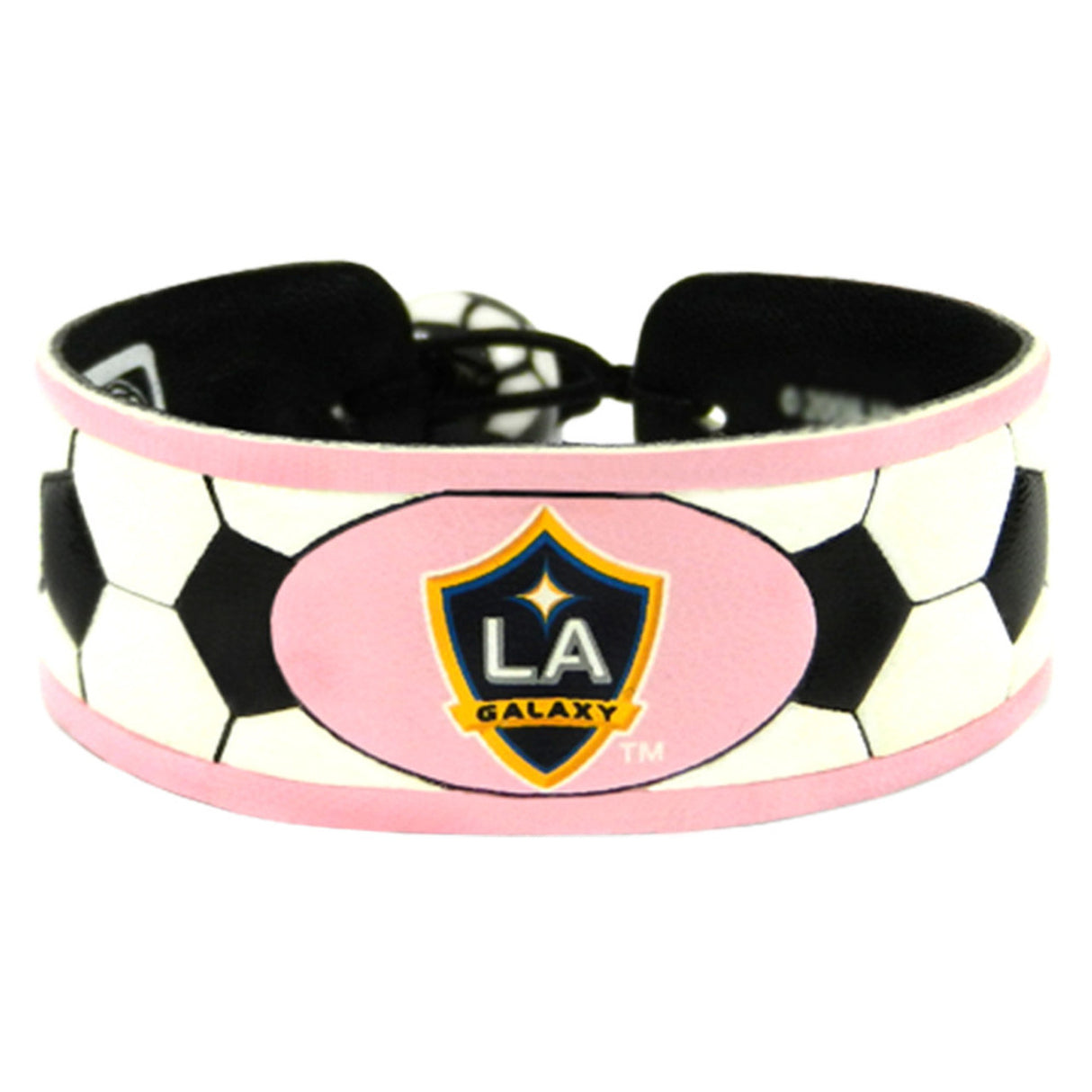 Gamewear Los Angeles Galaxy Pink Soccer Bracelet Fan Gear MLS Los Angeles Galaxy