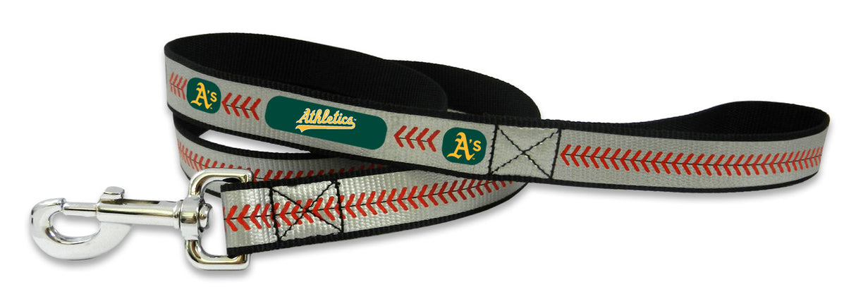 Gamewear Oakland Athletics Reflective Baseball Pet Leash Size Large Fan Gear MLB Oakland Athletics