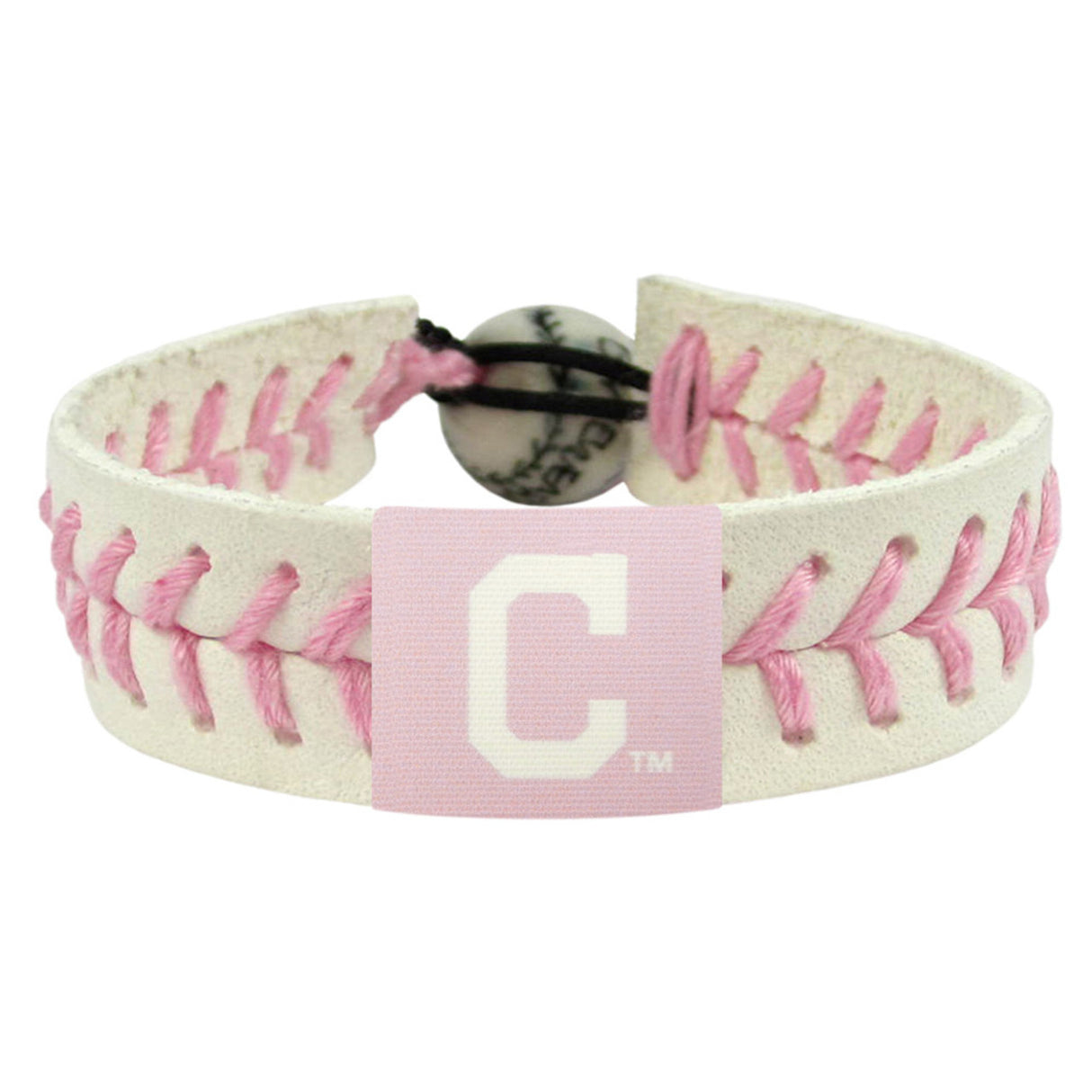 Gamewear Cleveland Indians Pink C Logo Classic Baseball Bracelet Fan Gear MLB Cleveland Indians