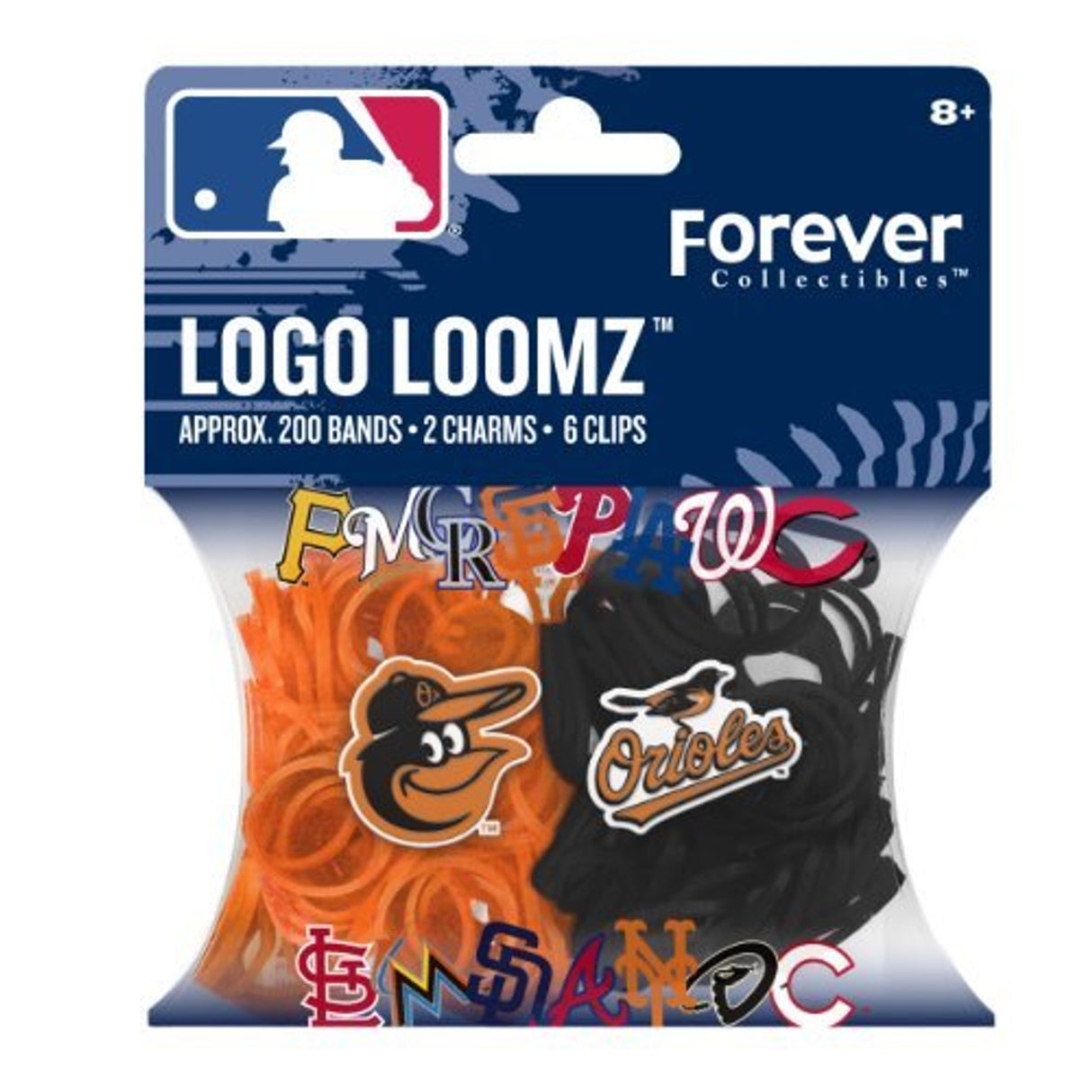 Forever Collectibles Baltimore Orioles Logo Loomz Filler Pack Fan Gear MLB Baltimore Orioles