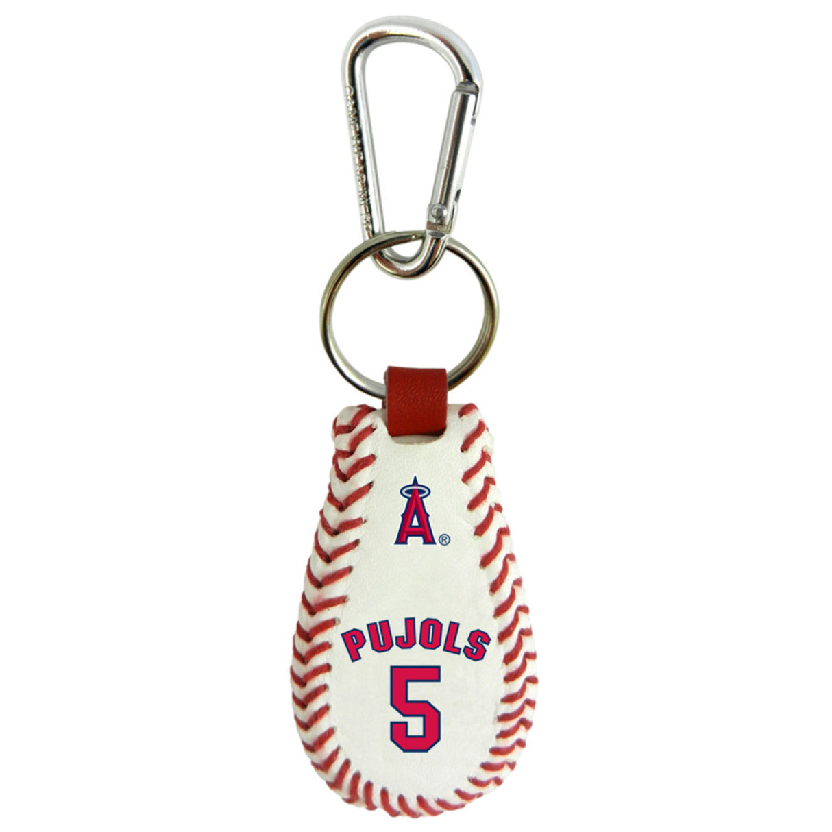 Gamewear Los Angeles Angels Albert Pujols Classic Baseball Keychain Fan Gear MLB Los Angeles Angels