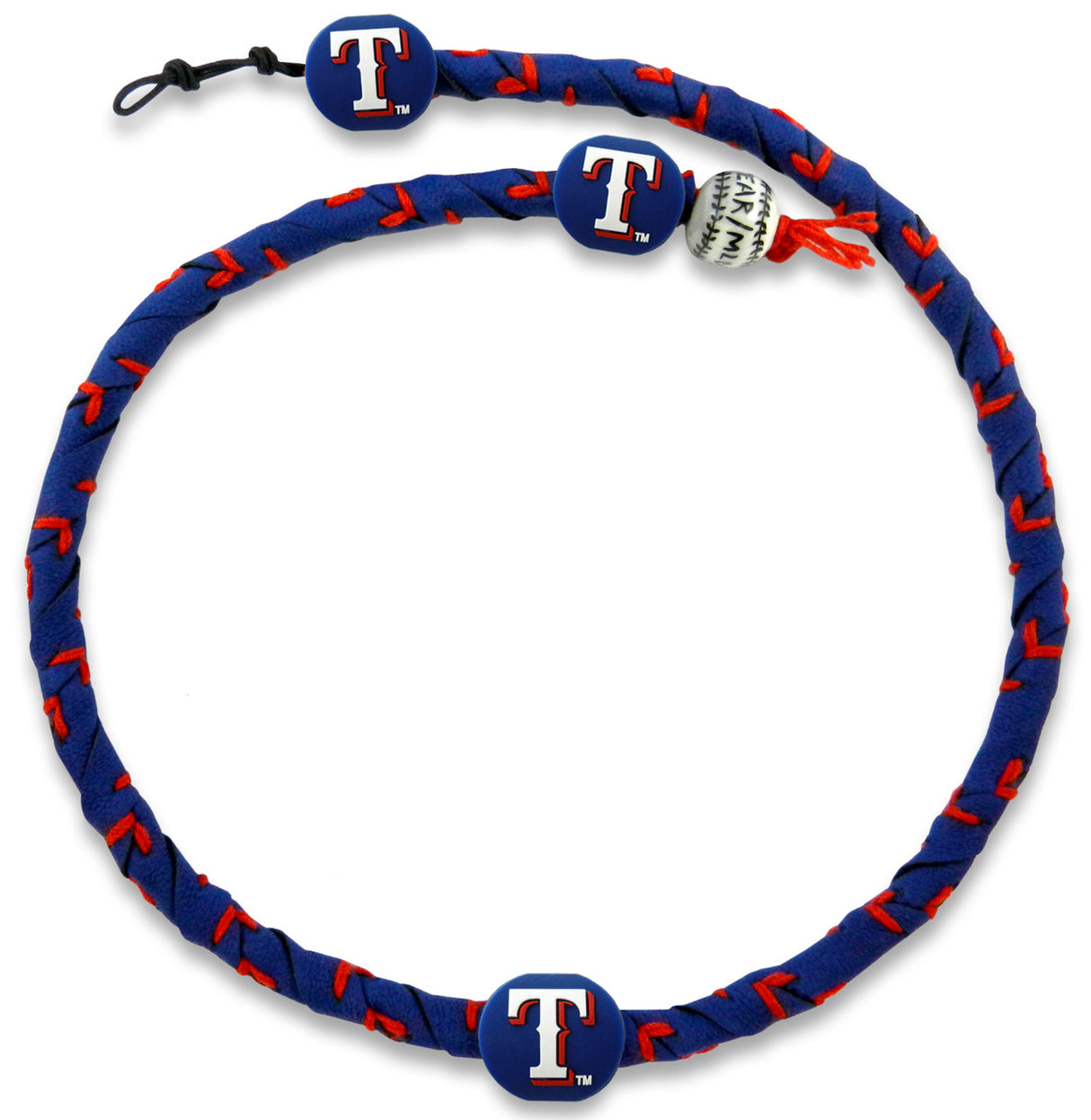 Gamewear Texas Rangers Frozen Rope Team Color Baseball Necklace Fan Gear MLB Texas Rangers