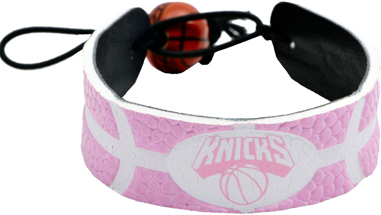 Gamewear New York Knicks Pink Team Color Basketball Bracelet Fan Gear NBA New York Knicks