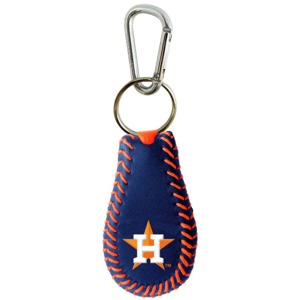 Gamewear Houston Astros Team Color Baseball Keychain Fan Gear MLB Houston Astros