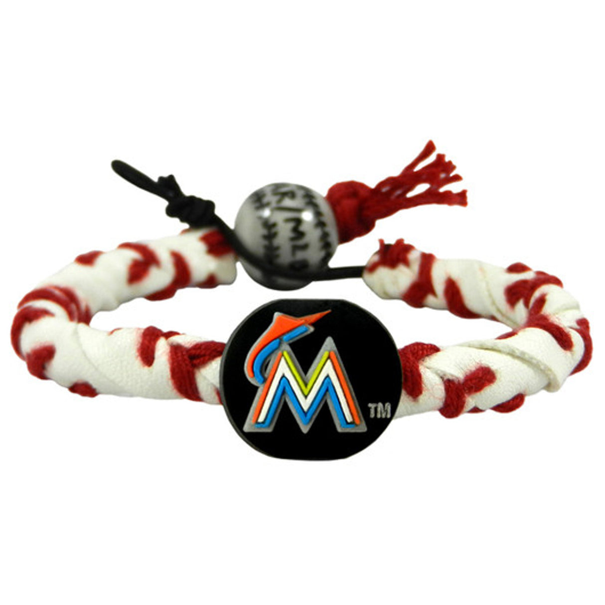 Gamewear Miami Marlins Frozen Rope Classic Baseball Bracelet Fan Gear MLB Miami Marlins