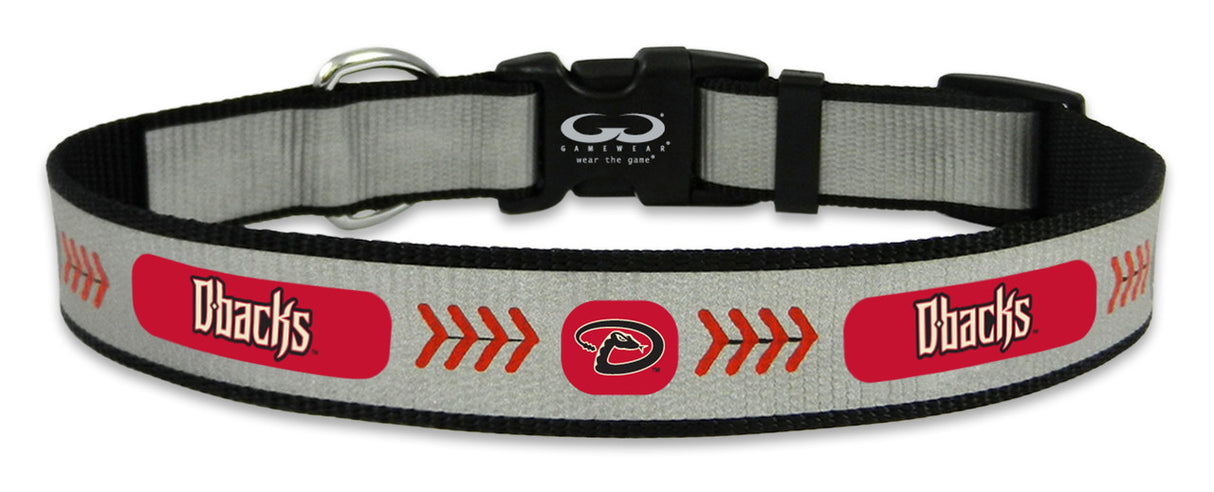 Gamewear Arizona Diamondbacks Reflective Baseball Pet Collar Size Medium Fan Gear MLB Arizona Diamondbacks
