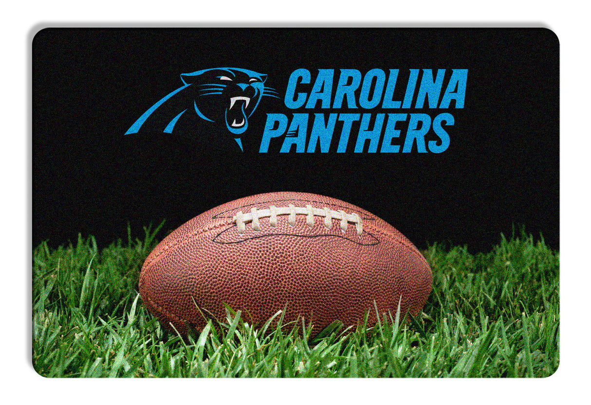 Gamewear Carolina Panthers Classic NFL Football Pet Bowl Mat Size Large Fan Gear NFL Carolina Panthers