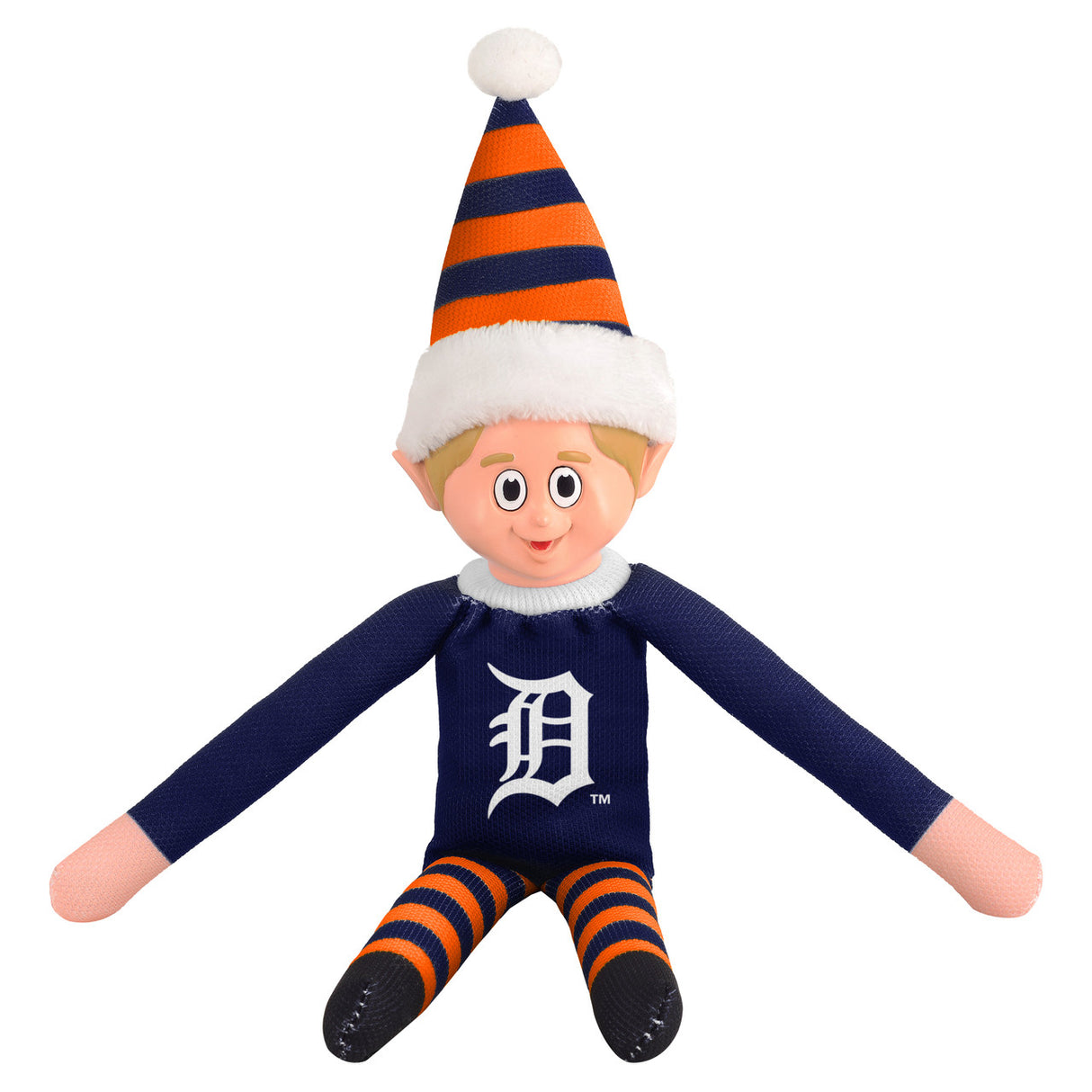 Forever Collectibles Detroit Tigers Plush Elf Fan Gear MLB Detroit Tigers