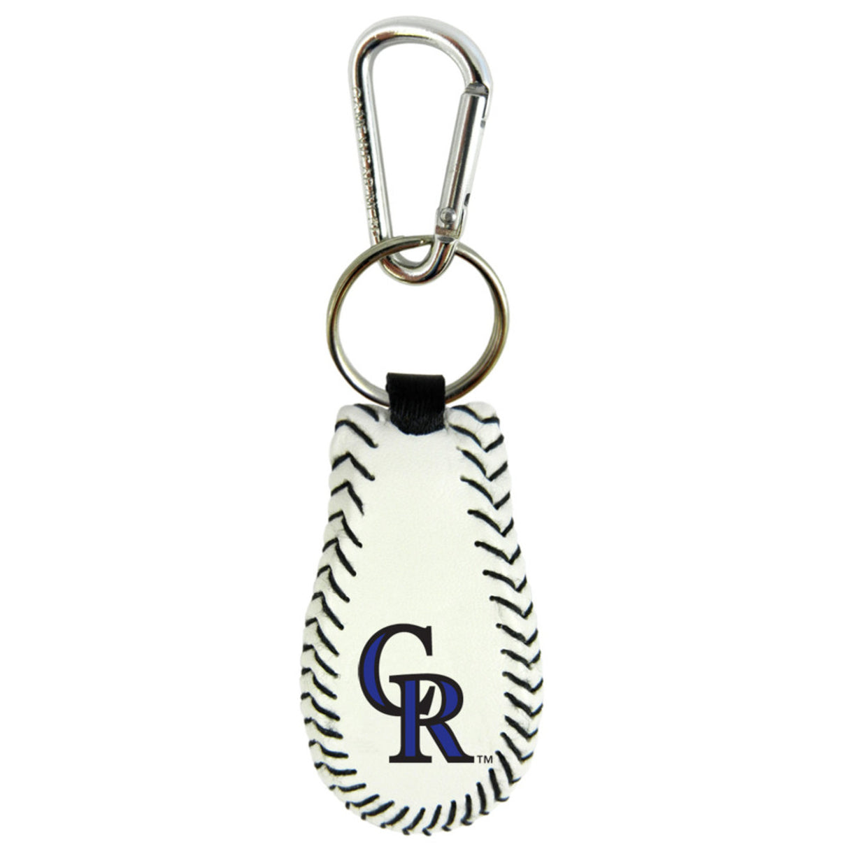 Gamewear Colorado Rockies Baseball Keychain Fan Gear MLB Colorado Rockies