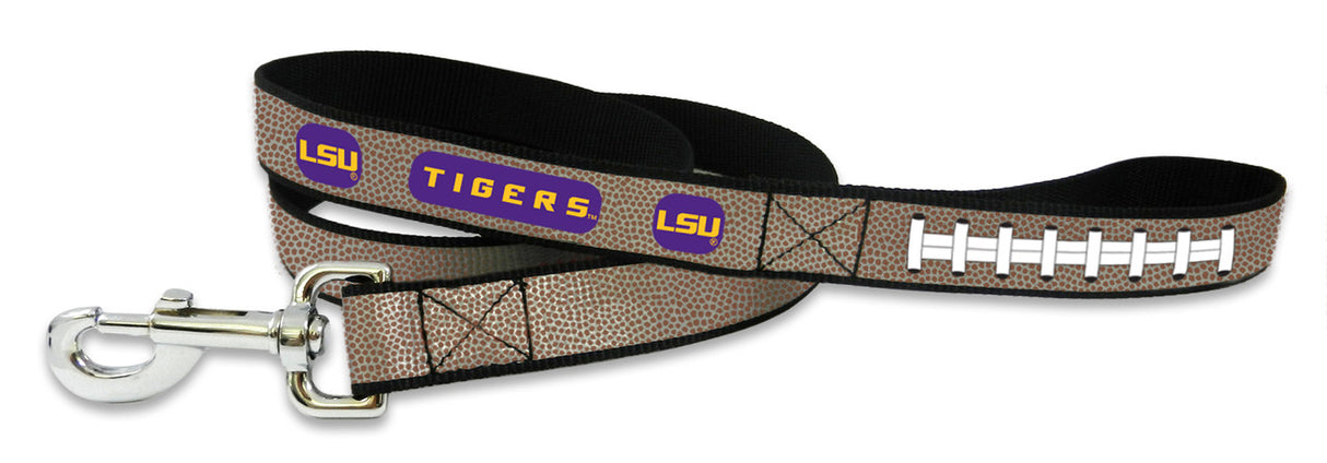 Gamewear LSU Tigers Reflective Football Pet Leash Size Small Fan Gear NCAA LSU Tigers