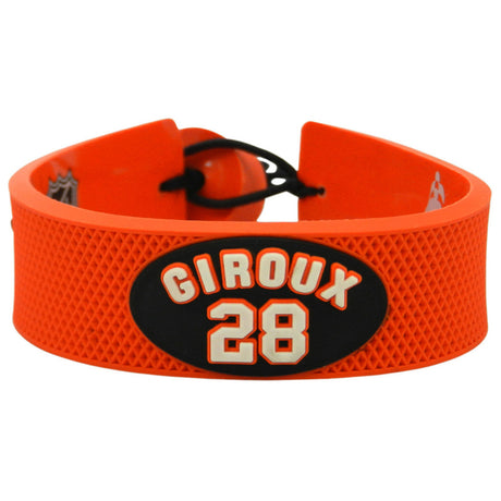 Gamewear Philadelphia Flyers Team Color Jersey Claude Giroux Hockey Bracelet Fan Gear NHL Philadelphia Flyers