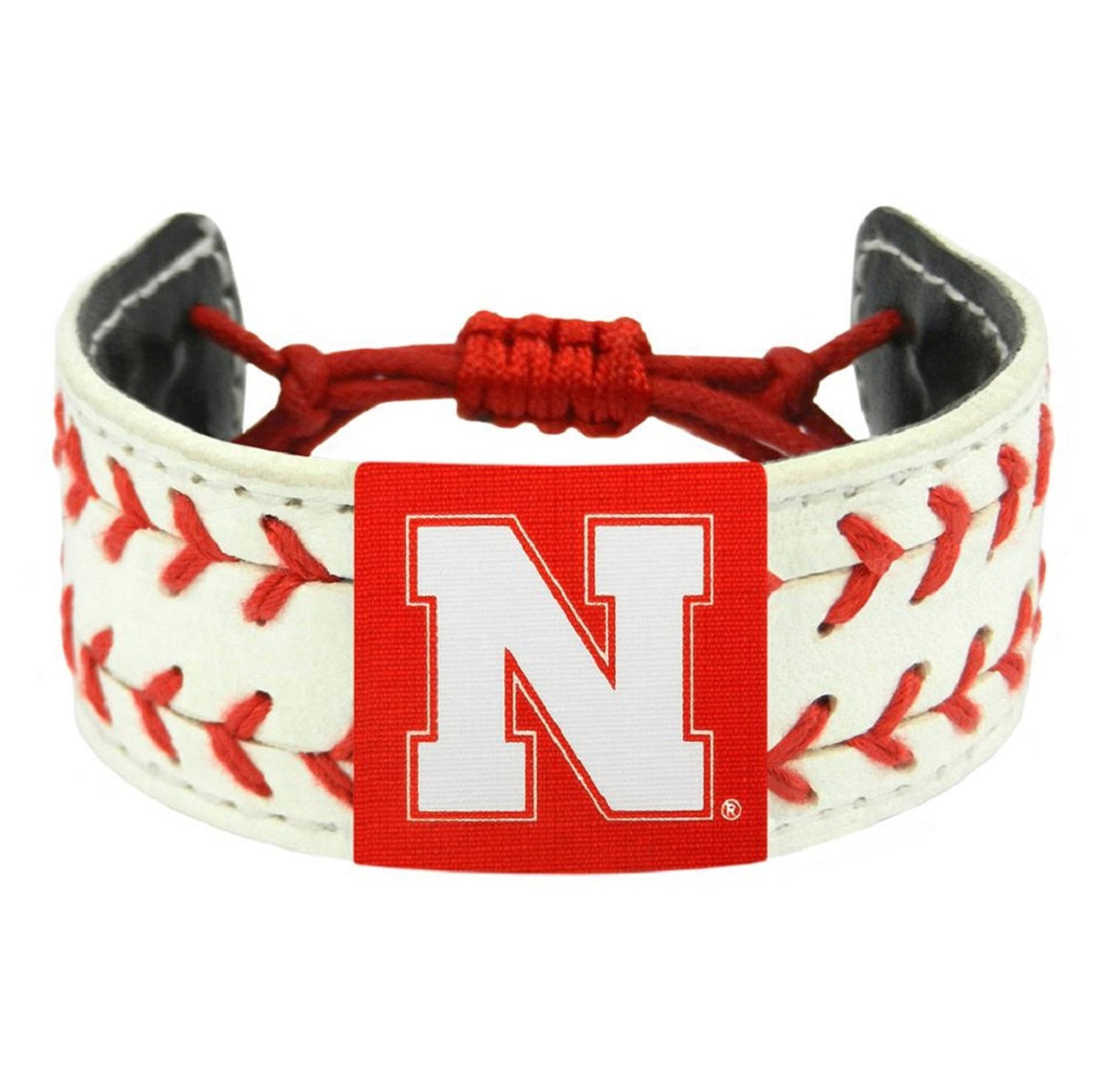 Gamewear Nebraska Cornhuskers Classic Two Seamer Bracelet Fan Gear NCAA Nebraska Cornhuskers
