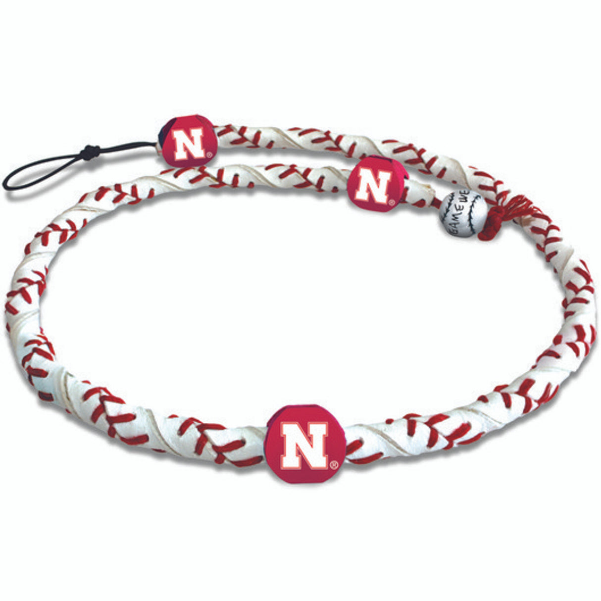 Gamewear Nebraska Cornhuskers Frozen Rope Classic Baseball Necklace Fan Gear NCAA Nebraska Cornhuskers
