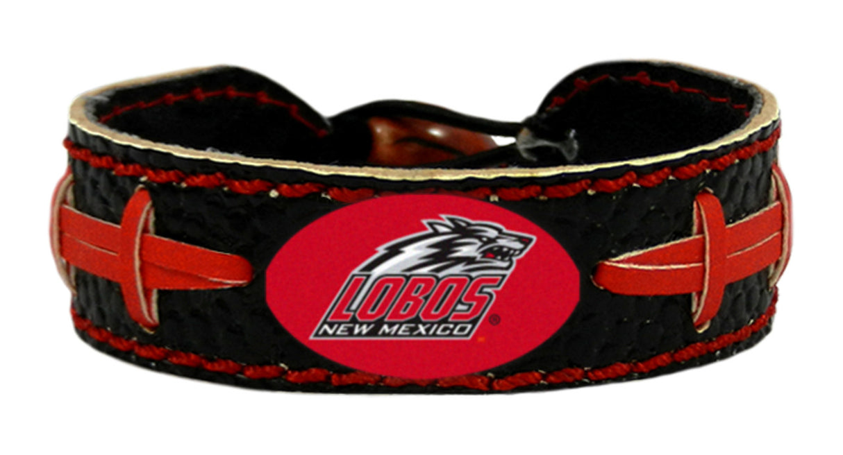 Gamewear New Mexico Lobos Team Color Football Bracelet Fan Gear NCAA New Mexico Lobos