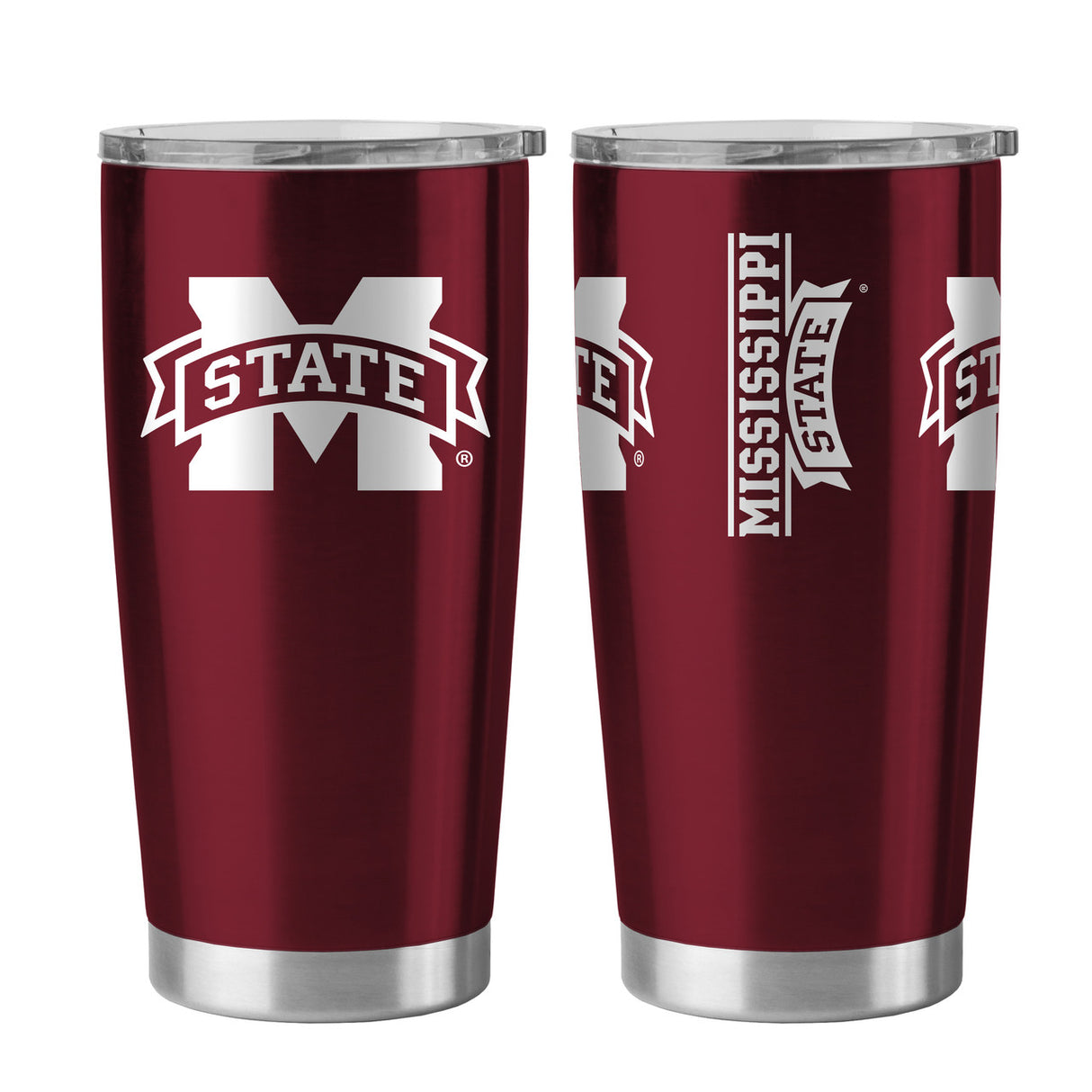 BOELTER Mississippi State Bulldogs Burgundy 20oz Ultra Travel Tumbler Fan Gear NCAA Mississippi State Bulldogs
