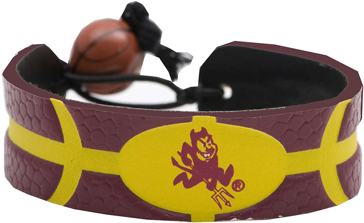 Gamewear Arizona State Sun Devils Team Color Basketball Bracelet Fan Gear NCAA Arizona State Sun Devils