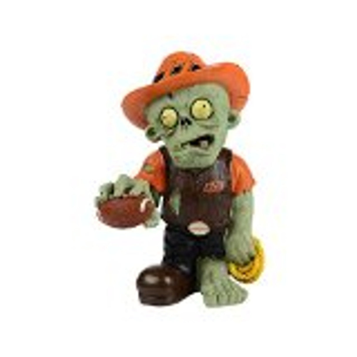 Forever Collectibles Oklahoma State Cowboys Thematic w/Football Zombie Figurine Fan Gear NCAA Oklahoma State Cowboys