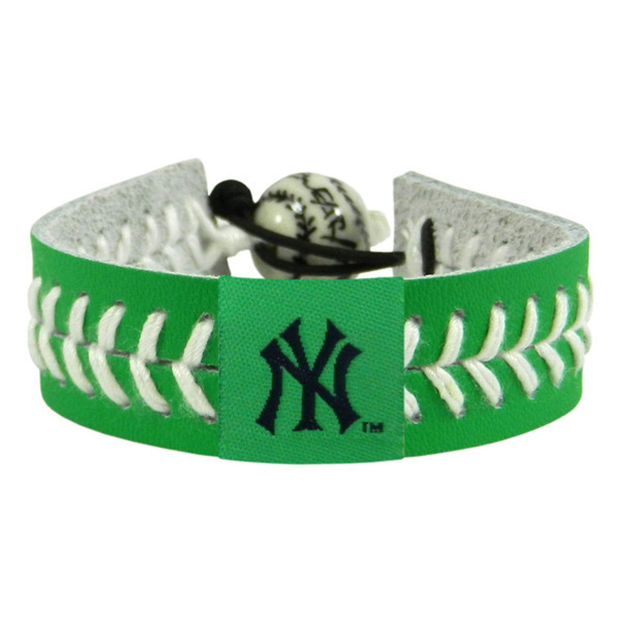 Gamewear New York Yankees St. Patrick's Day Baseball Bracelet Fan Gear MLB New York Yankees
