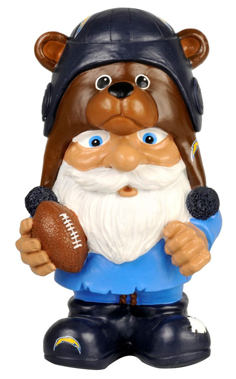 Forever Collectibles Los Angeles Chargers Mad Hatter Garden Gnome Fan Gear NFL Los Angeles Chargers