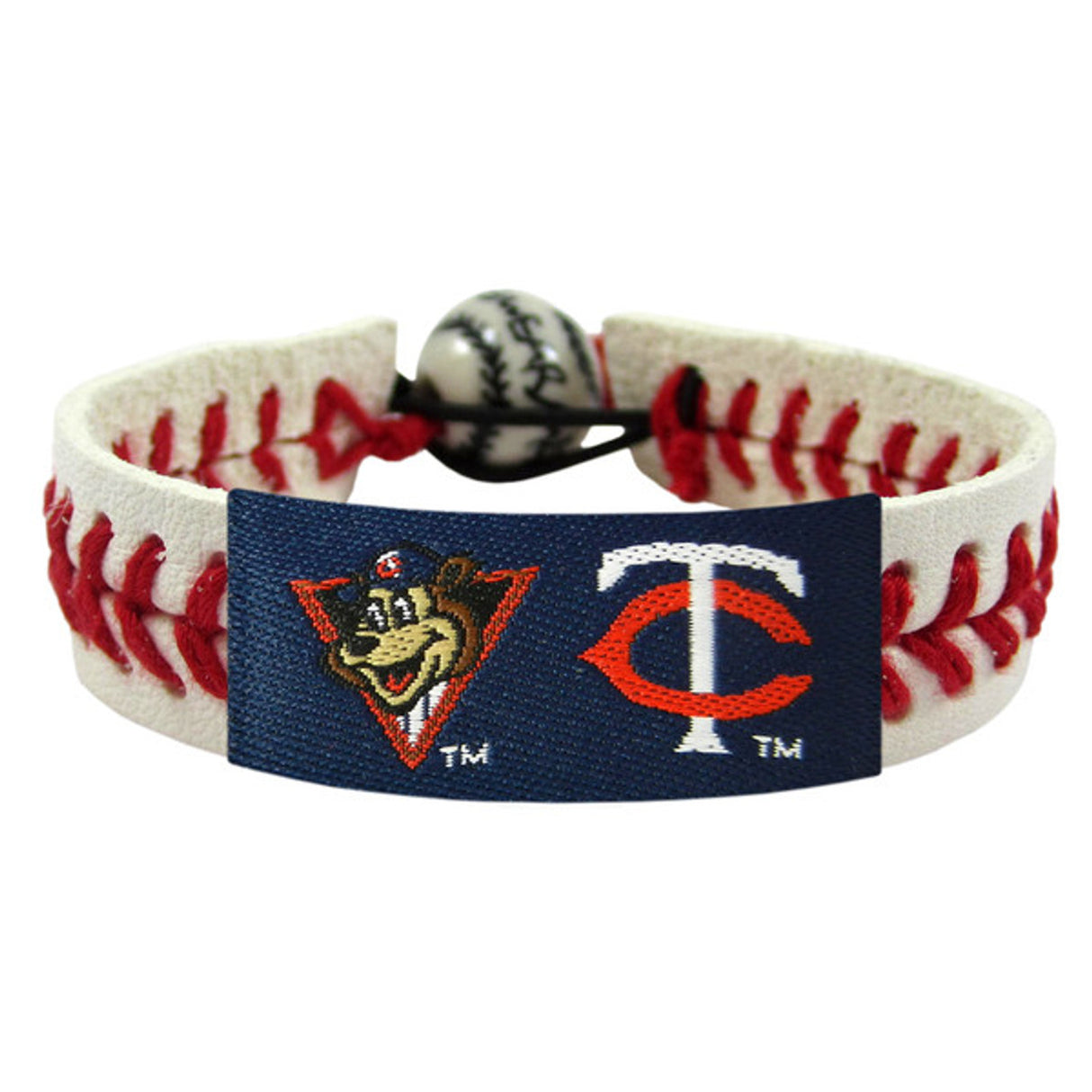 Gamewear Minnesota Twins Classic Baseball TC Mascot Bracelet Fan Gear MLB Minnesota Twins