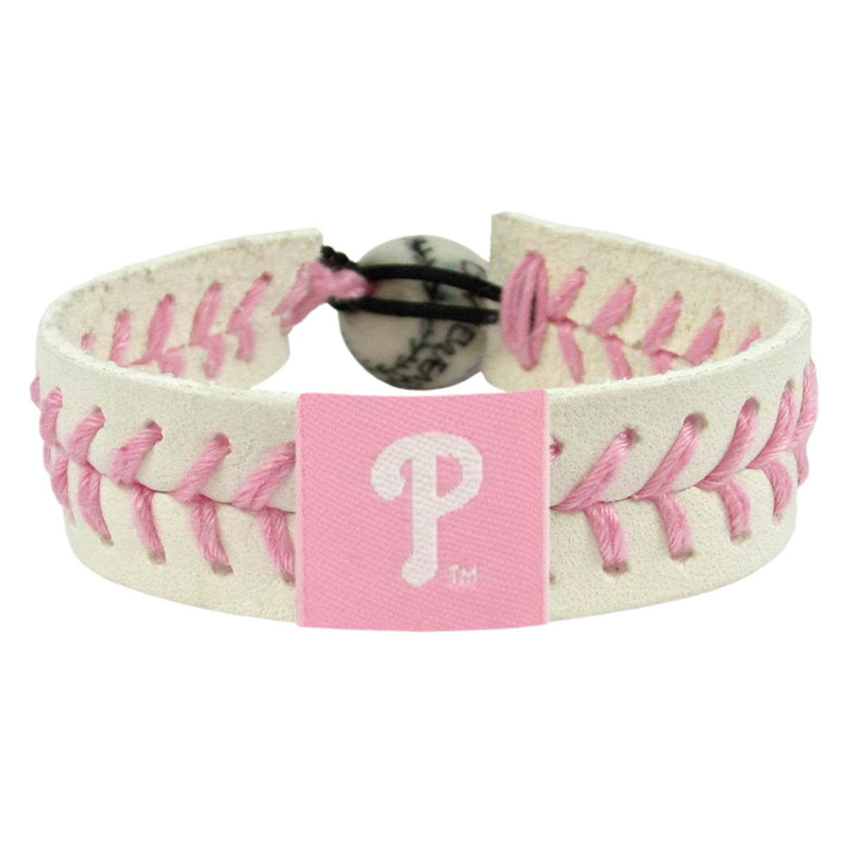 Gamewear Philadelphia Phillies Pink Baseball Bracelet Fan Gear MLB Philadelphia Phillies