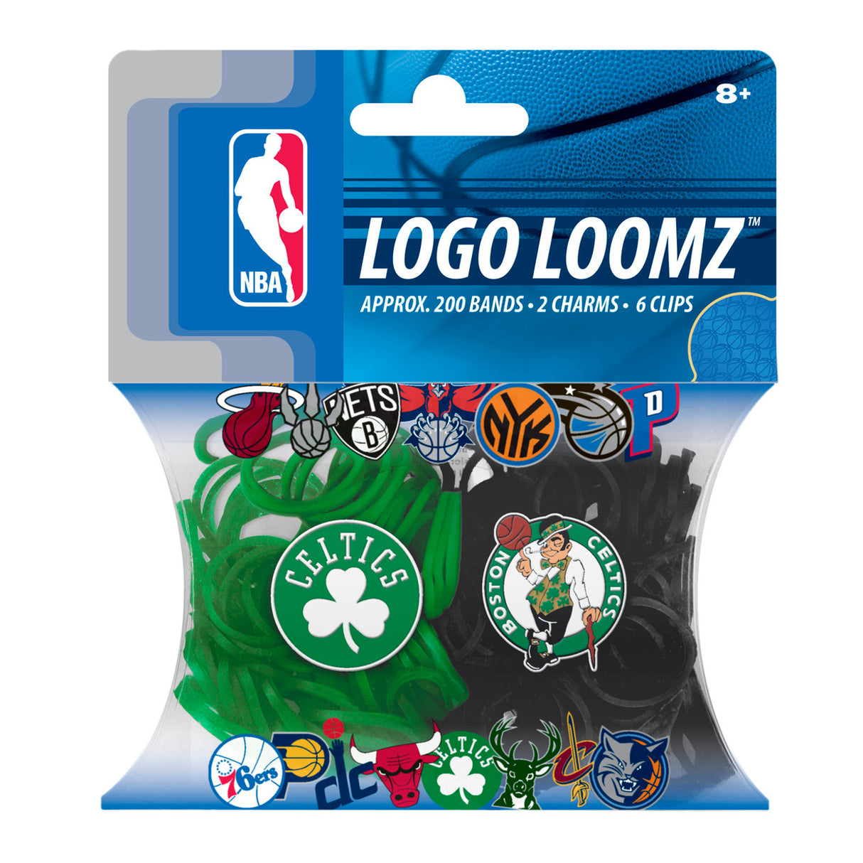 Forever Collectibles Boston Celtics Logo Loomz Filler Pack Fan Gear NBA Boston Celtics