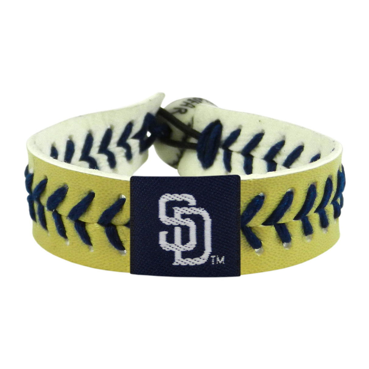 Gamewear San Diego Padres Sand Team Color Baseball Bracelet Fan Gear MLB San Diego Padres