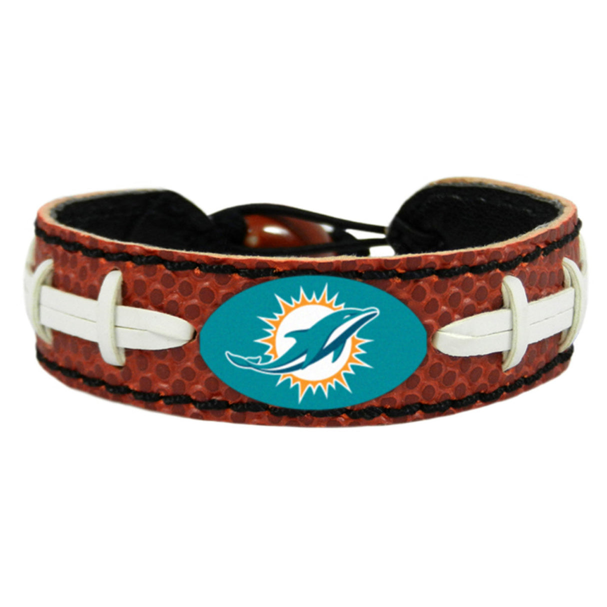 Gamewear Miami Dolphins Alternate Classic Football Bracelet Fan Gear NFL Miami Dolphins