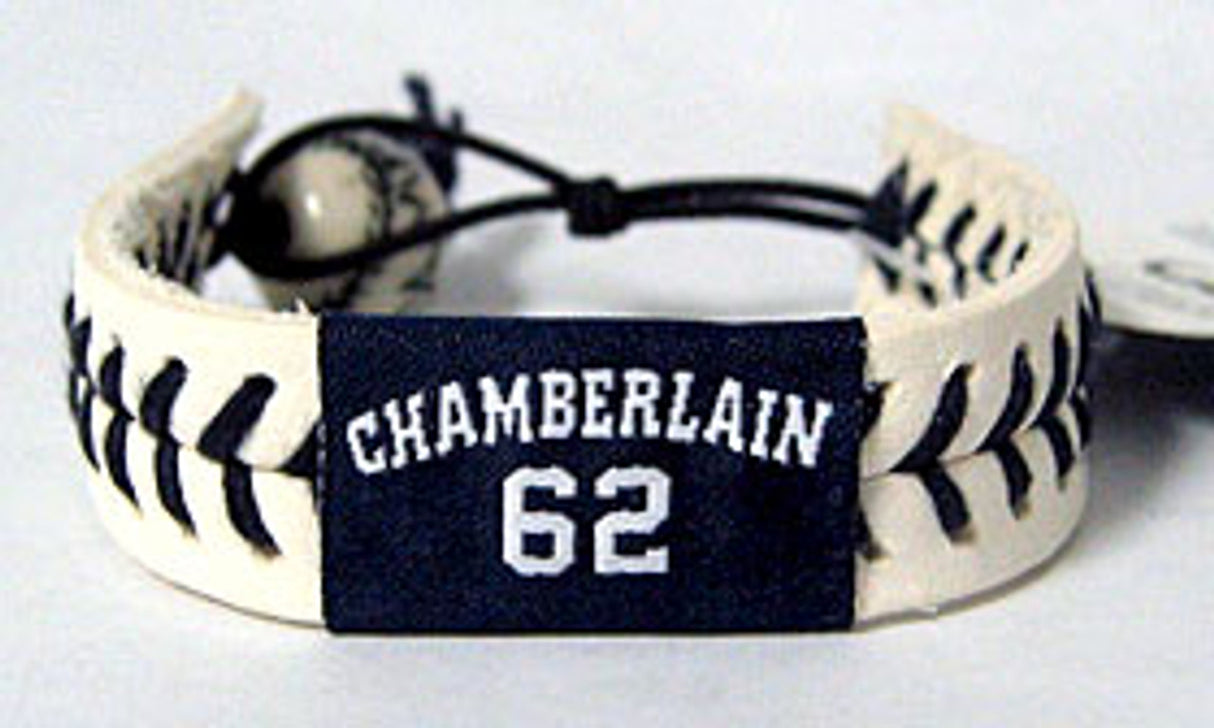 Gamewear New York Yankees Joba Chamberlain Authentic Baseball Bracelet Fan Gear MLB New York Yankees