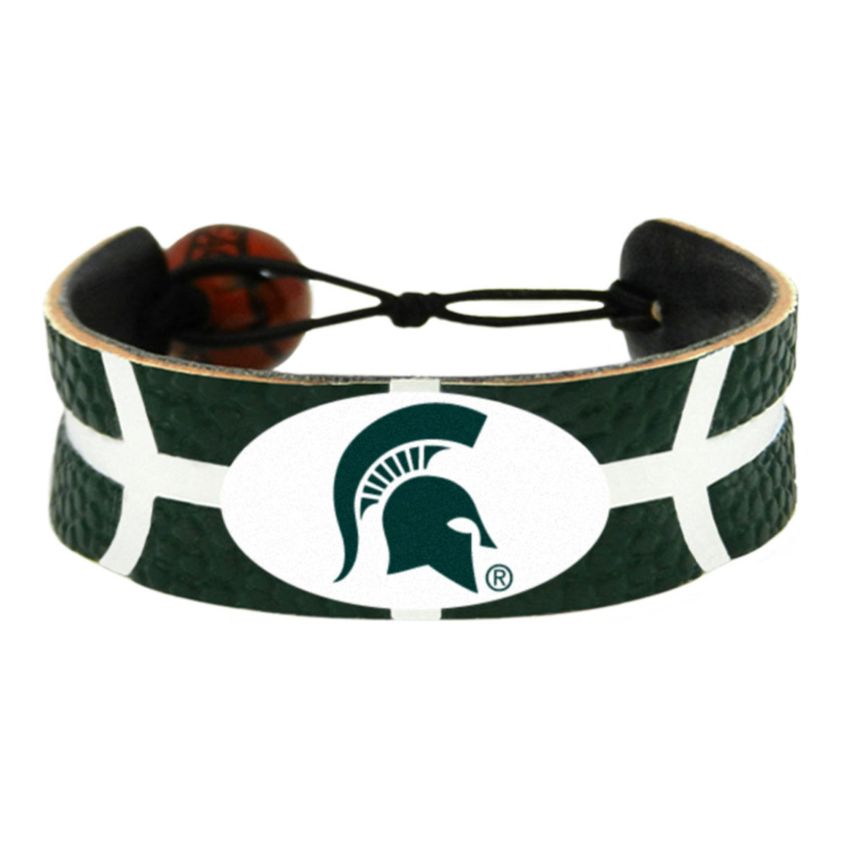 GamewearMichigan State Spartans Team Color Basketball Bracelet Fan Gear NCAA Michigan State Spartans
