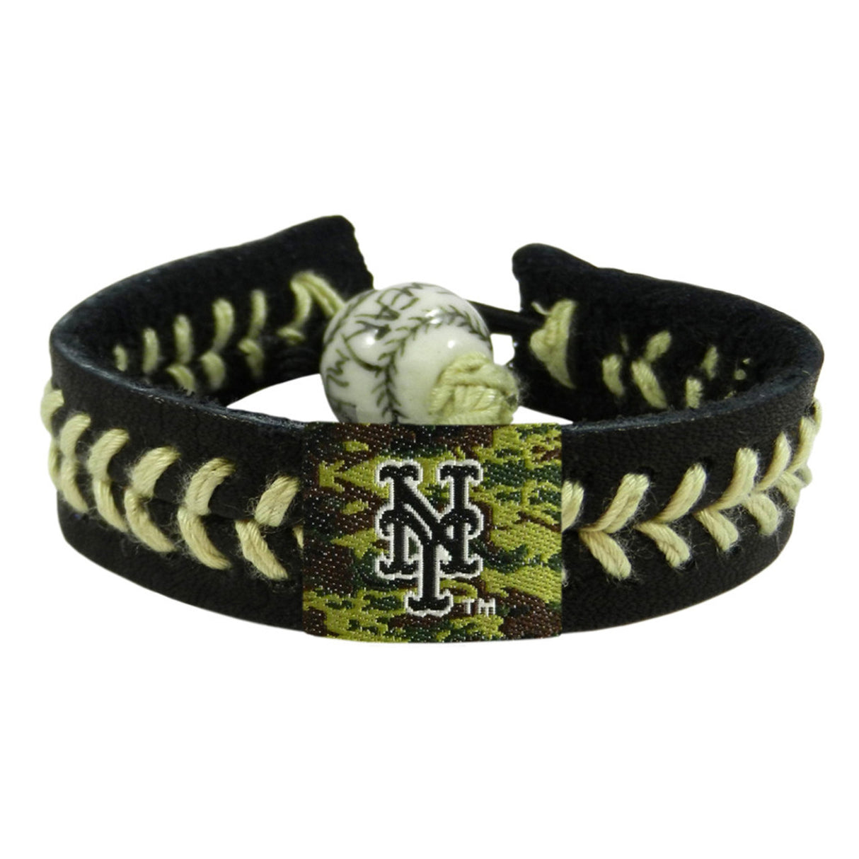 Gamewear New York Mets Camo Baseball Bracelet Fan Gear MLB New York Mets