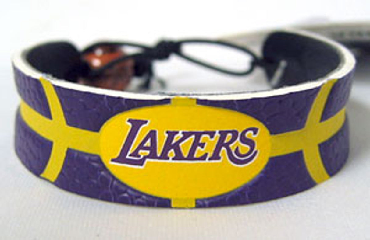 Gamewear Los Angeles Lakers Team Color Basketball Bracelet Fan Gear NBA Los Angeles Lakers