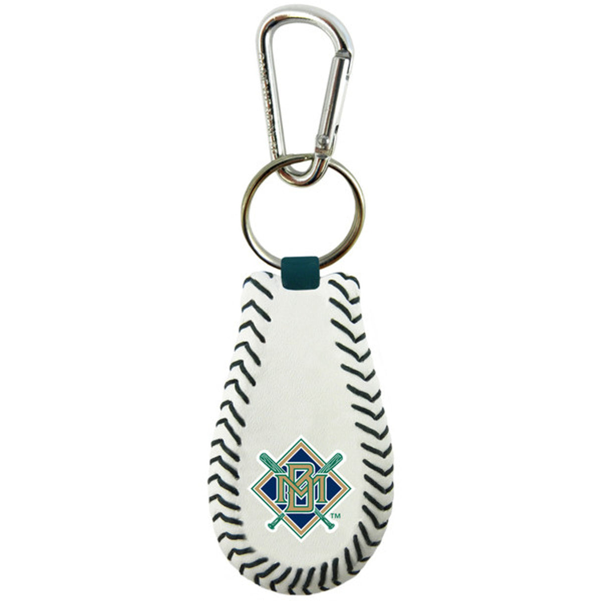 Gamewear Milwaukee Brewers Classic Baseball Retro MB Logo Keychain Fan Gear MLB Milwaukee Brewers