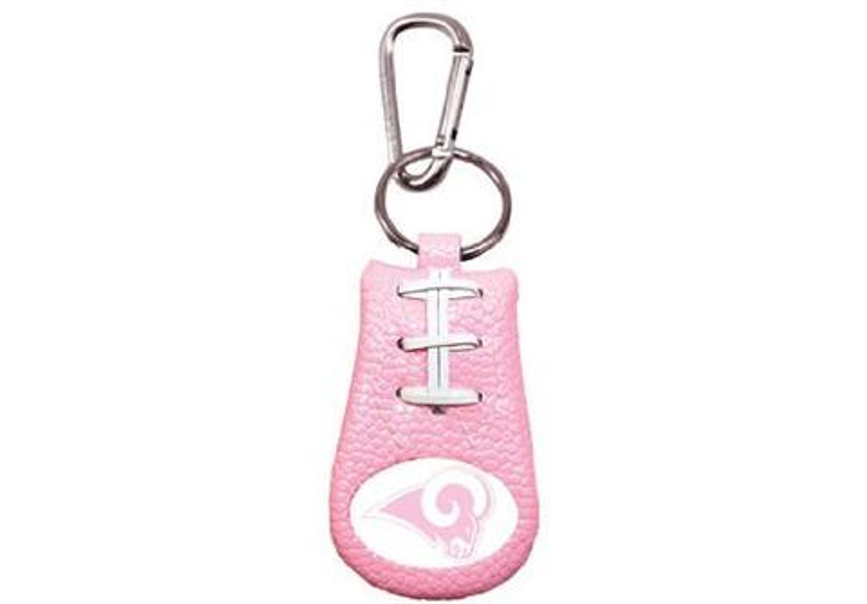 Gamewear Los Angeles Rams Pink NFL Football Keychain Fan Gear NFL Los Angeles Rams