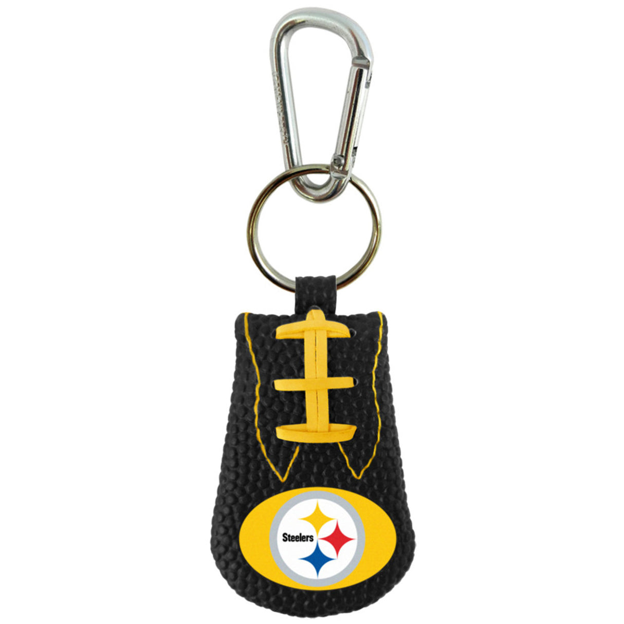 Gamewear Pittsburgh Steelers Team Color Football Keychain Fan Gear NFL Pittsburgh Steelers