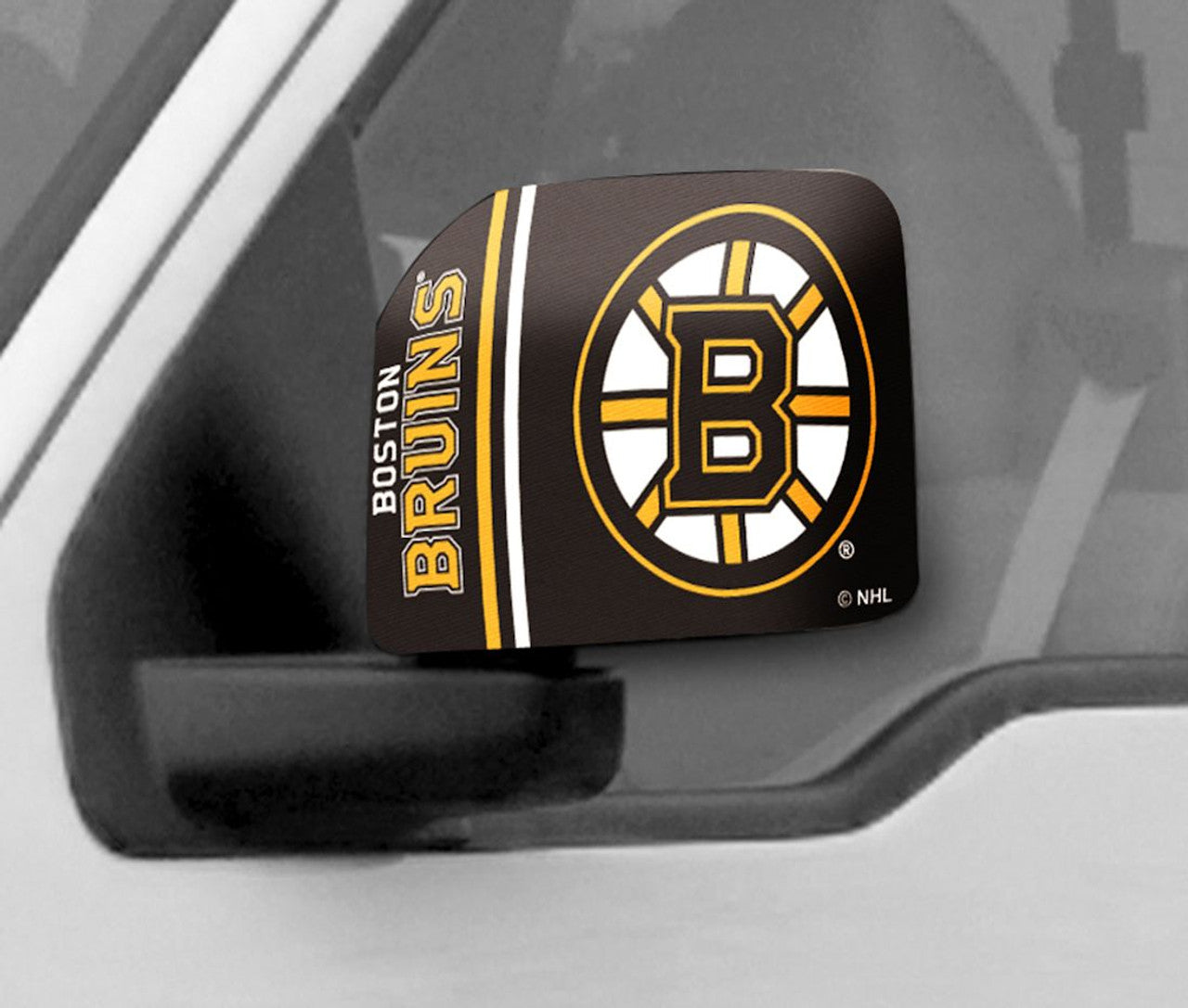 Fanmats Boston Bruins Mirror Cover Large Fan Gear NHL Boston Bruins