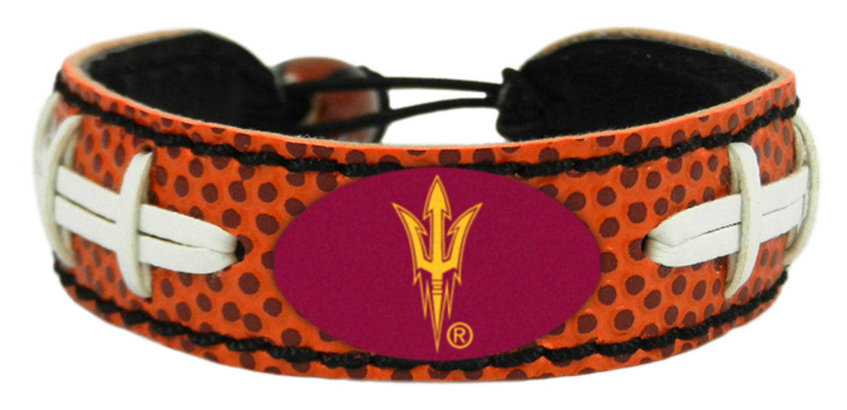 Gamewear Arizona State Sun Devils Classic Football Pitchfork Logo Bracelet Fan Gear NCAA Arizona State Sun Devils