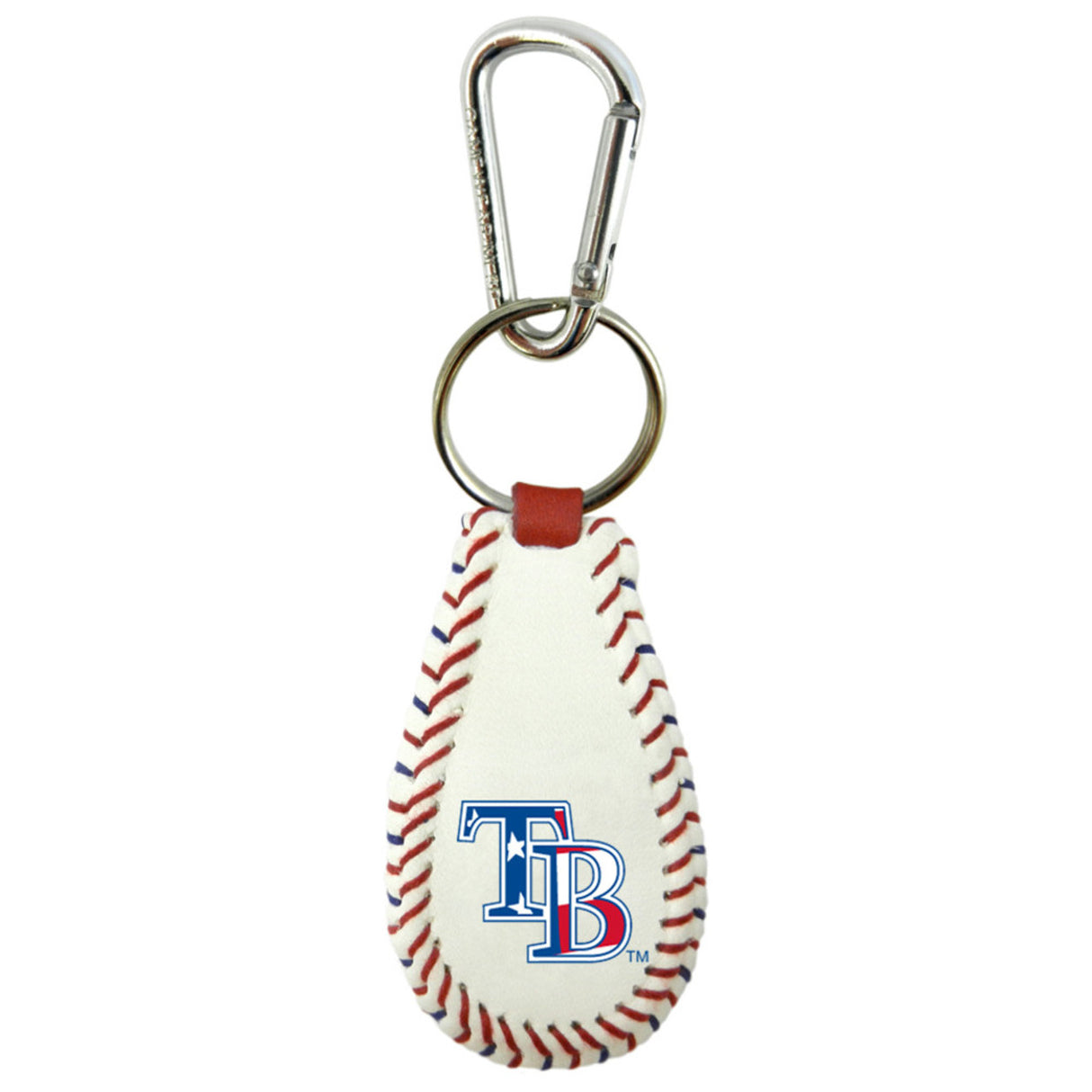 Gamewear Tampa Bay Rays Baseball Stars and Stripes Keychain Fan Gear MLB Tampa Bay Rays
