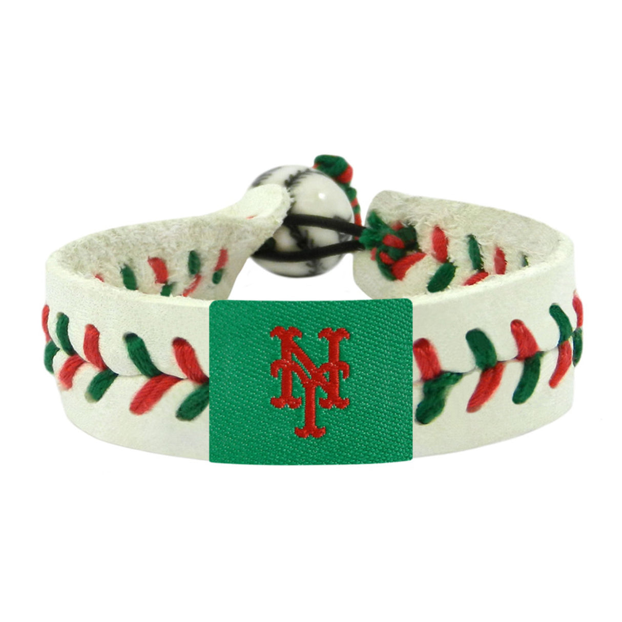 Gamewear New York Mets Team Color Holiday Baseball Bracelet Fan Gear MLB New York Mets